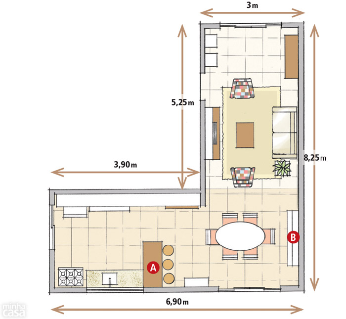 05-decoracao-de-sala-e-cozinha-mescla-moveis-novos-e-usados