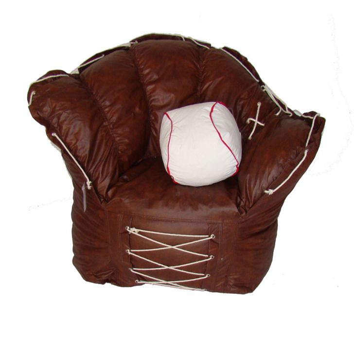 06-Puff Luva de Basebal Courino Caramelo Sray Puff
