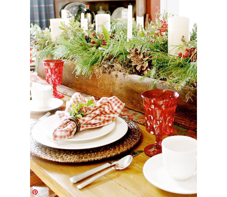 24 arranjos de mesa para a ceia de Natal 