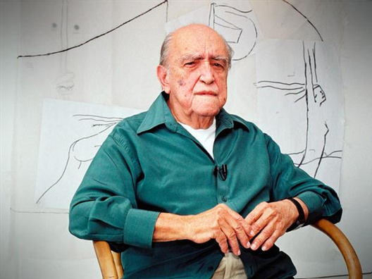 Oscar Niemeyer (1907 – 2012). O carioca Oscar Niemeyer é considerado um dos grandes arquitetos do século XX e foi o responsável por assinar algumas das principais construções erguidas no período, como prédios icônicos da cidade de Brasília, edifícios como o Copan, em São Paulo, e o Sambódromo da Marquês de Sapucaí, no Rio de Janeiro. É conhecido por preferir traços curvilíneos a retas.