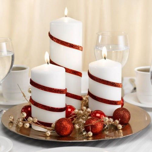 31 ideias para decorar a sua mesa de Natal com velas 31 ideias para decorar a sua mesa de Natal com velas