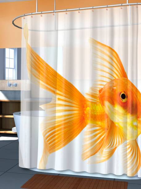 Esse peixe dourado gigante foi carinhosamente batizado de Goldzilla e estampa uma das cortinas mais legais desta galeria. Graças ao tamanho do bicho, o efeito é de aquário gigante no banheiro. Em plástico, a cortina mede 182 x 177 cm e custa US$ 19.99 na Catalina.