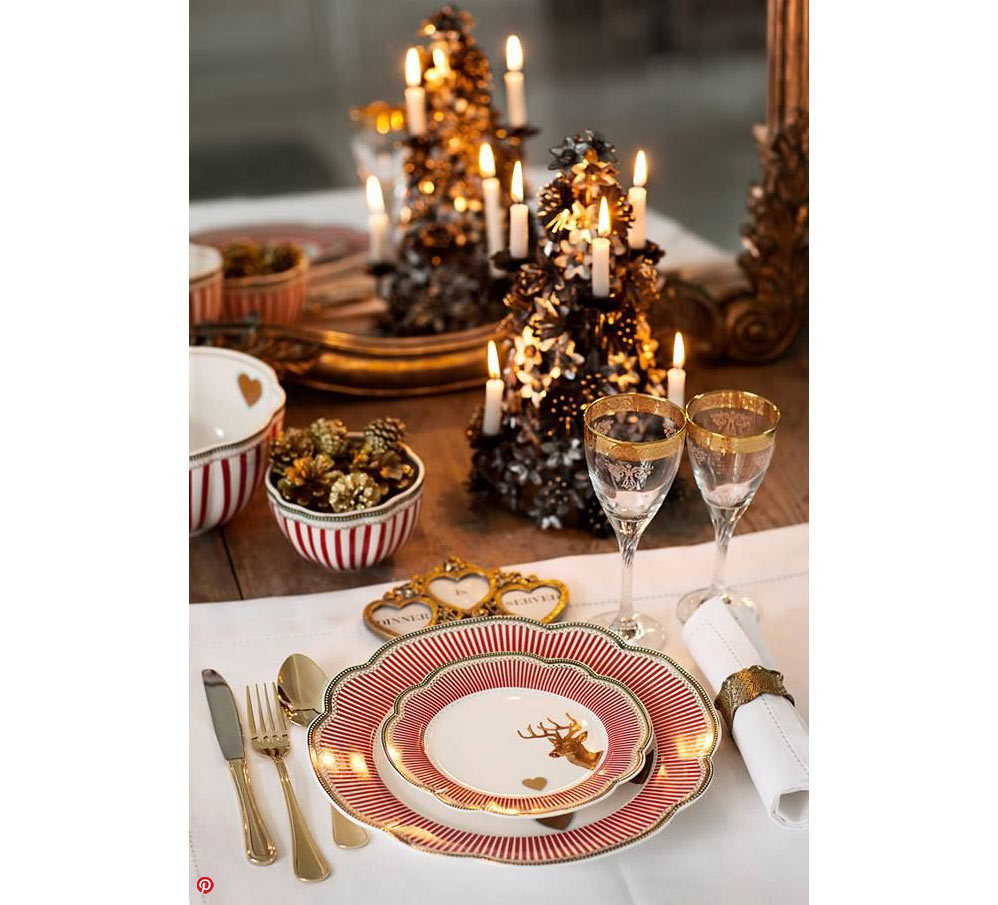 24 arranjos de mesa para a ceia de Natal 24 arranjos de mesa para a ceia de Natal