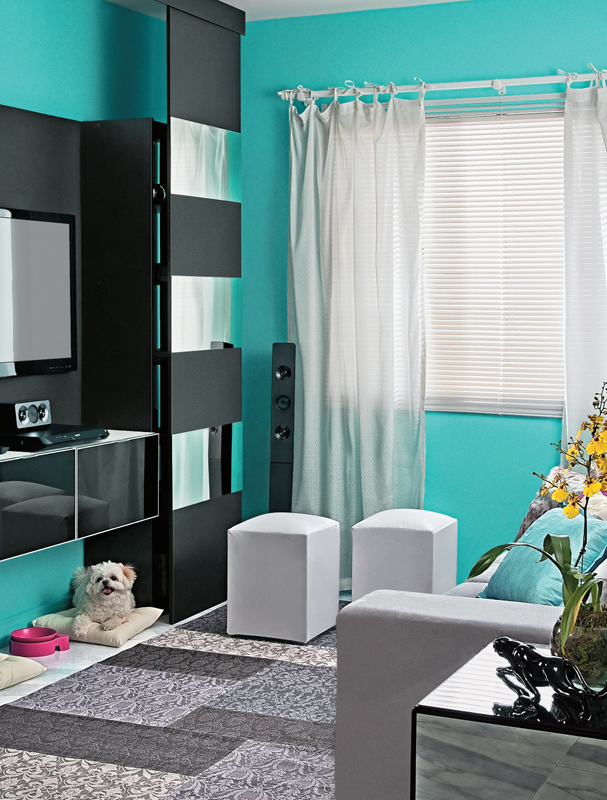 12 salas com paredes coloridas: vários tons, menos branco! | CASA.COM.BR