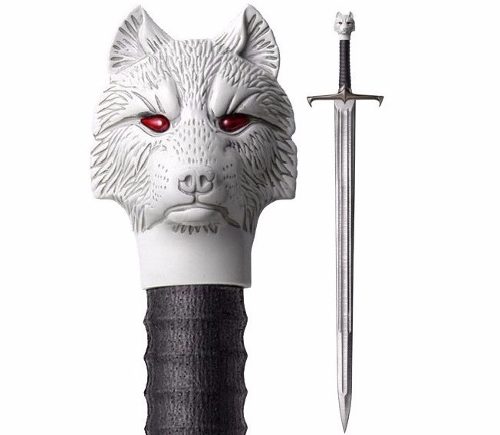A Espada Jon Snow (Game Of Thrones) 107 Cm 81040 custa R$ 691,20 no Mercado Livre.