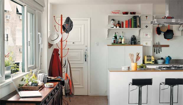 No dia-a-dia, em seu apartamento no bairro do Jardim Bot&acirc;nico, o chef Thomas...