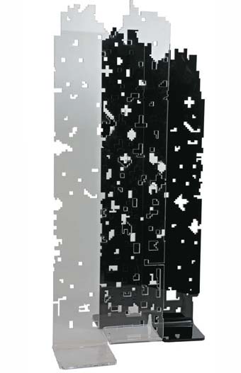 Transparente ou preto, o biombo de acr&iacute;lico (60 cm x 1,80 m) vale 2,3 mil re...