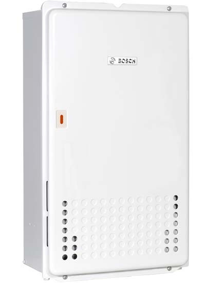 Lançamento da Bosch, o aquecedor a gás GWH 720, da linha eletrônica digita...