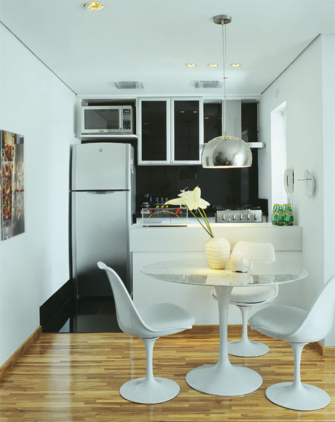 27 cozinhas americanas em apartamentos pequenos