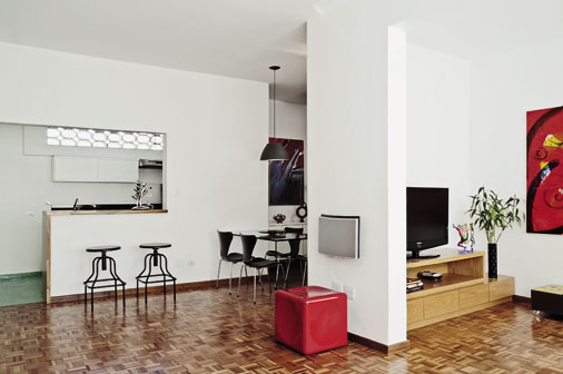 27 cozinhas americanas em apartamentos pequenos