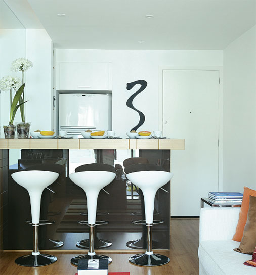 27 cozinhas americanas em apartamentos pequenos