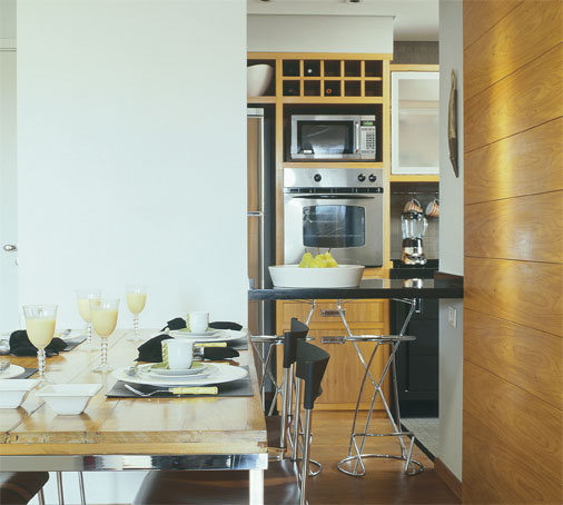 27 cozinhas americanas em apartamentos pequenos
