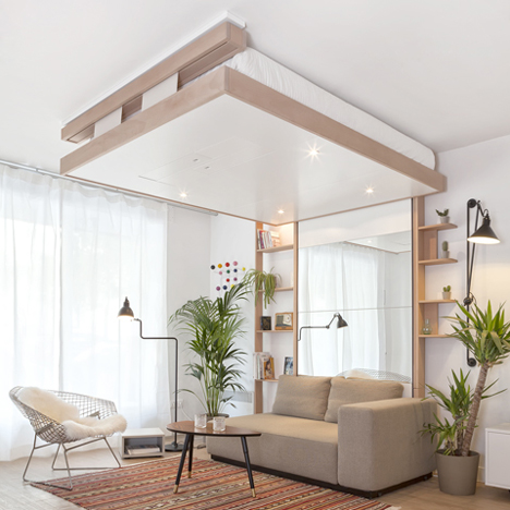 Decadrages-BedUp-lifts-up-to-the-ceiling_dezeen_4