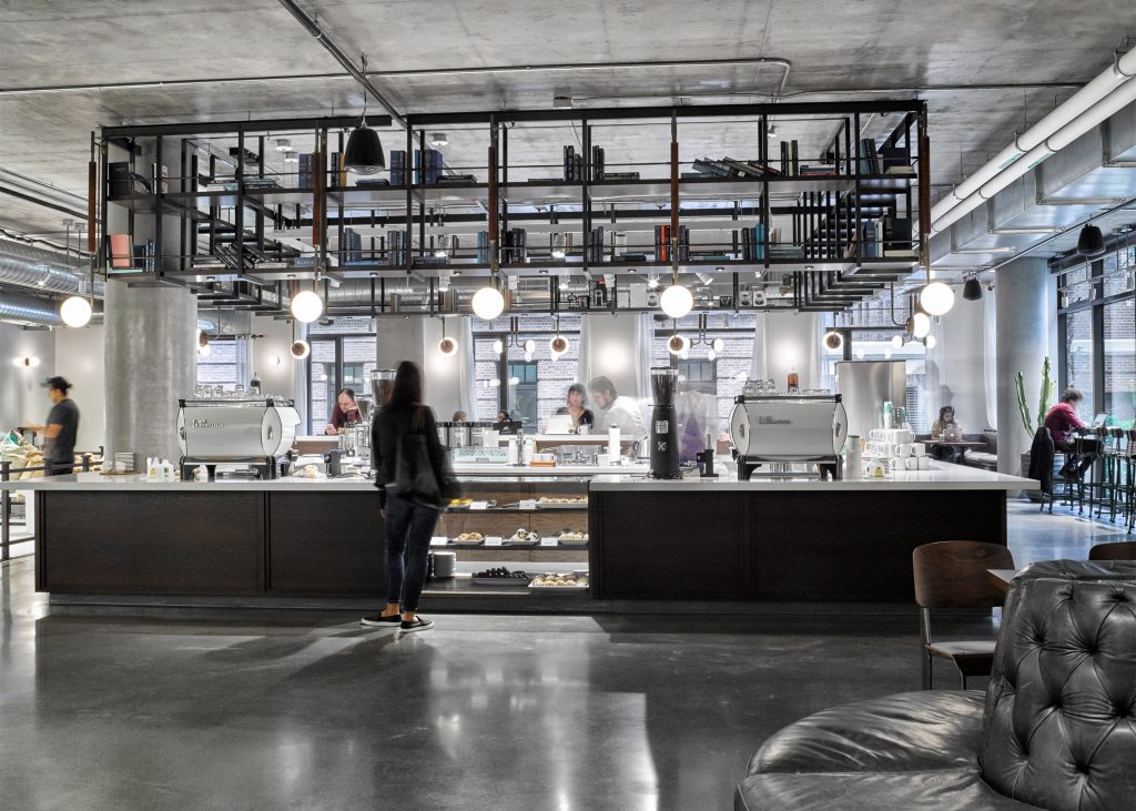 Dropbox abre uma cafeteria de estilo industrial na California 