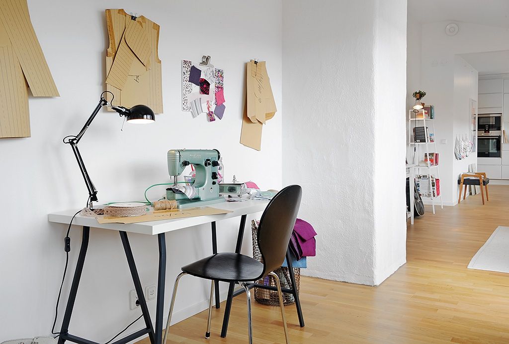 30 homeoffices com inspiração escandinava