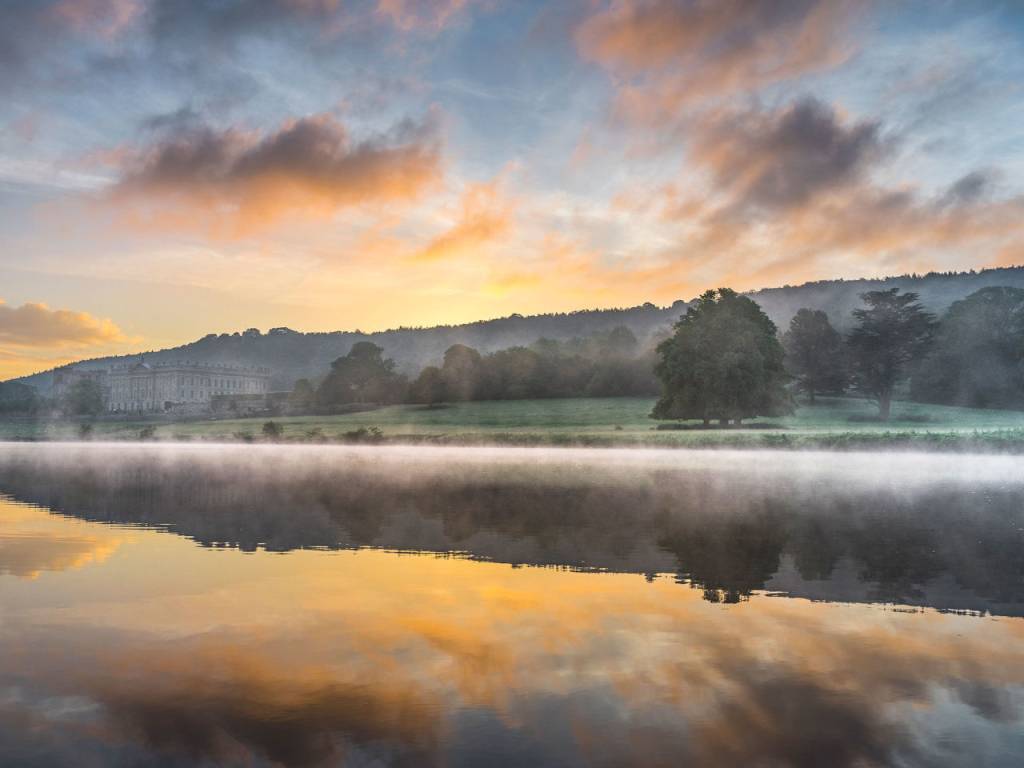 Jude Gadd - ​A Misty Sunrise in Chatsworth Park​