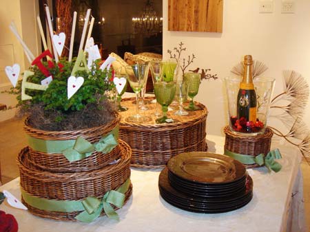 Mesa produzida pela decoradora Amelinha Amaro