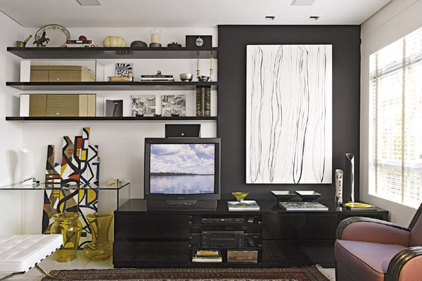 Gosto por obras de arte: a tela &eacute; da artista M&ocirc;nica Sartori.