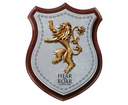 O escudo Game of Thrones Lannister custa R$ 59,90 no Empório Mad.