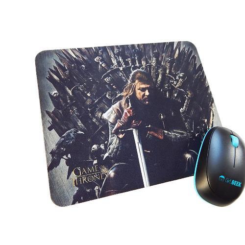 O mousepad Game Of Thrones Eddard Stark Thrones custa R$ 19,90 nas Lojas Americanas.