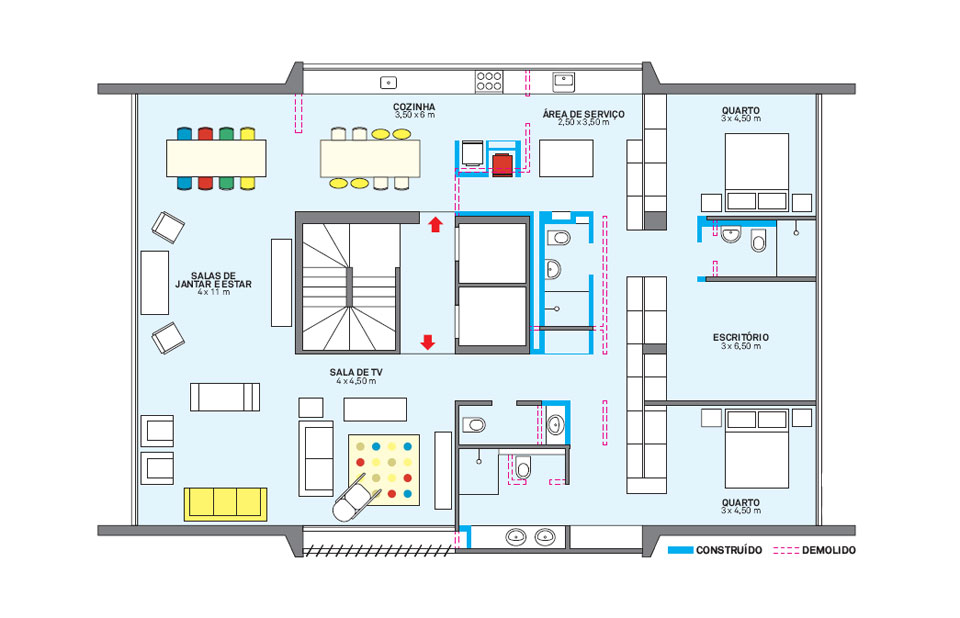 planta-apartamento-tem-todo-o-piso-revestido-com-pastilhas-azuis