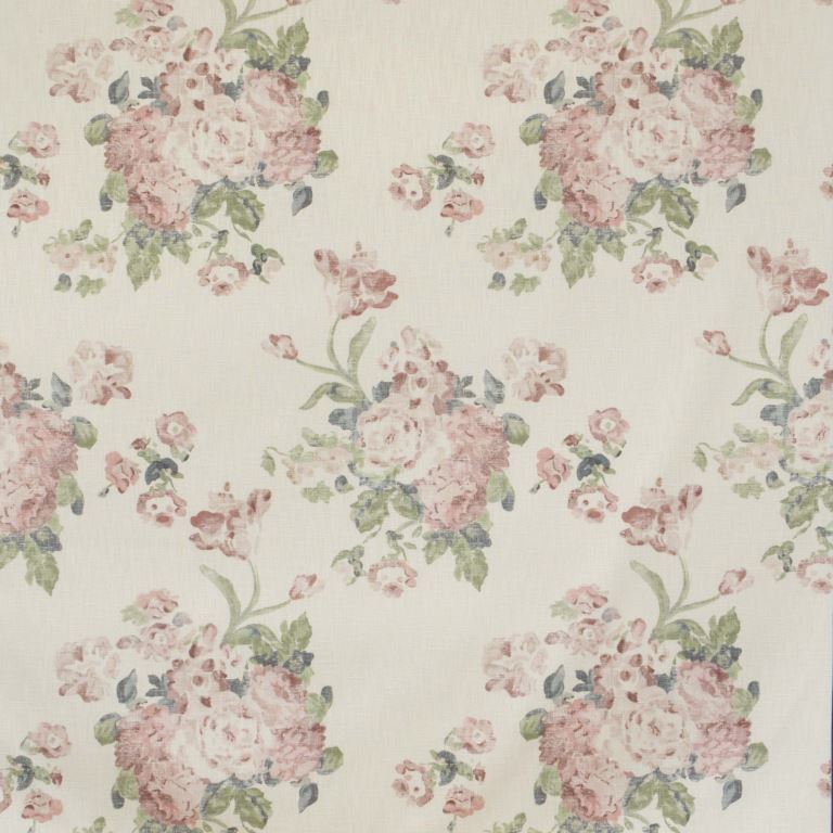 Tecido Flor Belém Blush, da Coleção Lisboa.