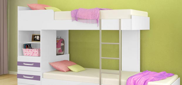 Ganhe espaço: 15 modelos de beliches, treliches e bicamas