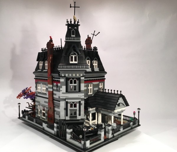 Casa Casinha Wandinha Vandinha Familia Addams Com Móveis