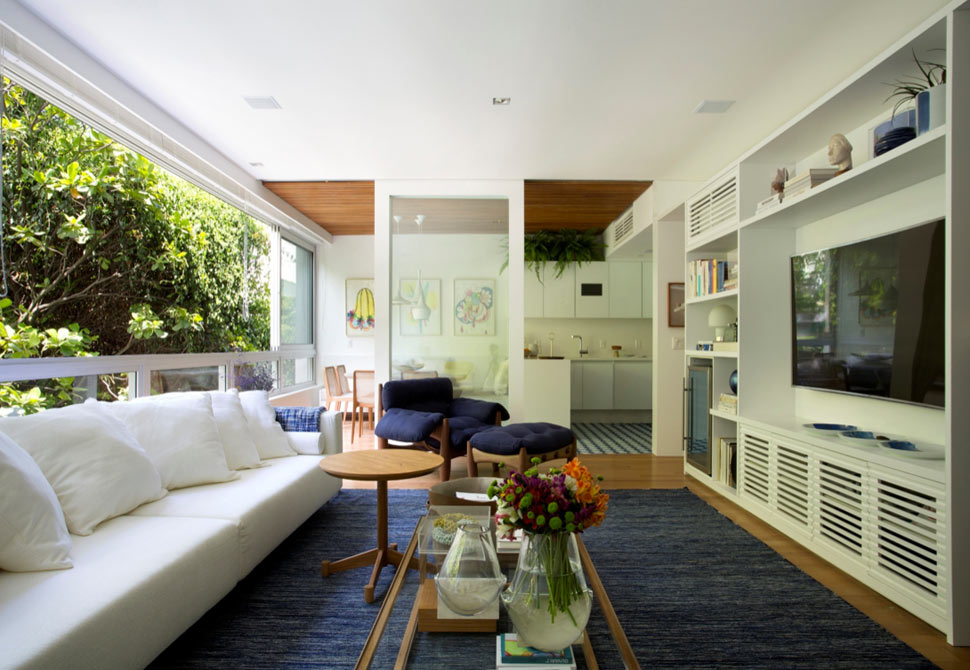 Inspiração do dia: apartamento com um gostoso clima de praia
