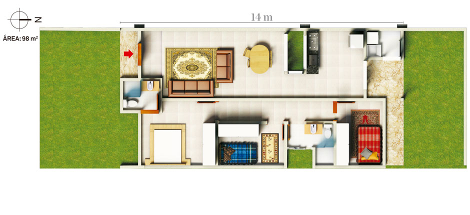 Projeto de casa pequena e cheia de economia 