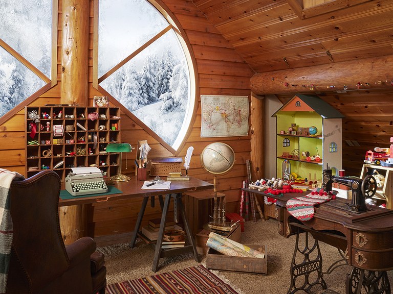 Espie a casa aconchegante do Papai Noel, no Polo Norte