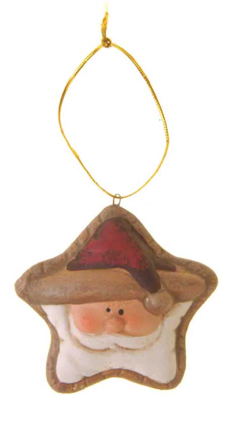 Papai Noel de cer&acirc;mica por R,99.