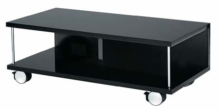 O rack Architect, da Tok & Stok, soma tubos de a&ccedil;o cromado a MDF laqueado br...