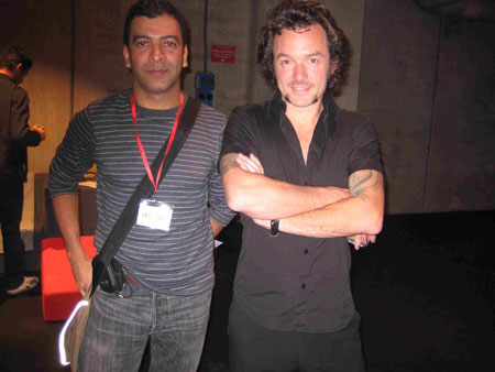 O redator-chefe da revista Casa Claudia, Pedro Ariel, e o designer Arno Quinze.