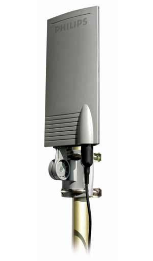 Batizado de TV US2-MANT940, da Philips, o modelo amplifica o sinal. A prova d...