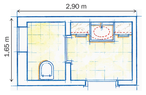 A distribuição foi mantida após a reforma. Porém, o espaço modernizou-se...