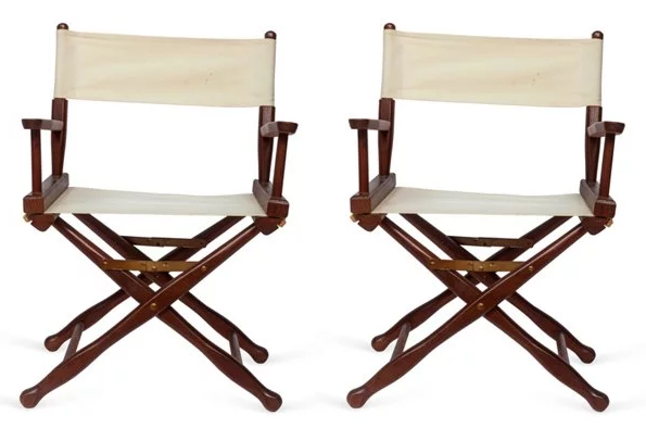 Director's Chairs with Dark Frame set of 2, vendidas por 399 dólares