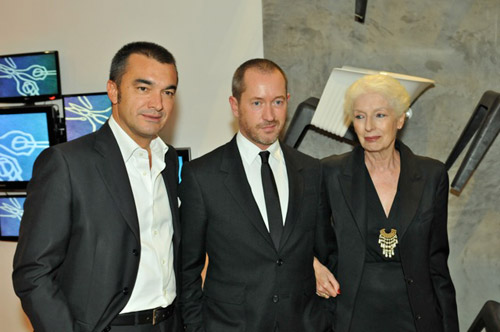 Massimiliano Moschini, Luca Bombassei e Cristina Morozzi