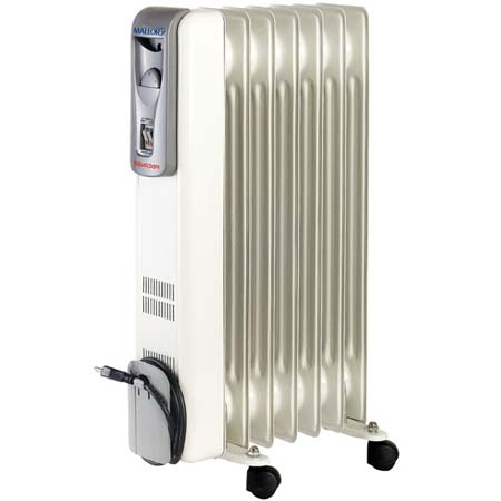 O aquecedor a &oacute;leo Equador, da Mallory, trabalha com tr&ecirc;s n&iacute;veis de calor ...