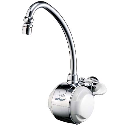 Torneira Vers&aacute;til, da Lorenzetti. Trabalha em tr&ecirc;s temperaturas (fria, morn...