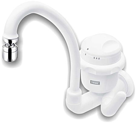 Torneira el&eacute;trica bica m&oacute;vel alta, da Fame. Trabalha em tr&ecirc;s temperaturas ...