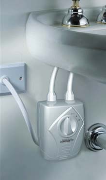 Aquecedor de &aacute;gua Vers&aacute;til, da Lorenzetti. Trabalha em 3 temperaturas (uma ...