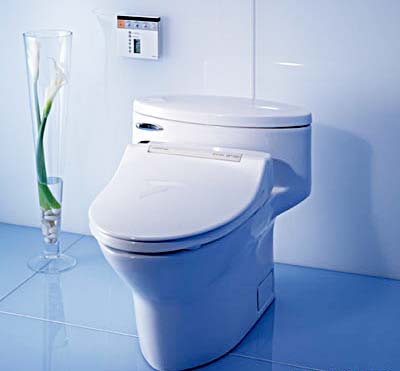 Assento t&eacute;rmico Jasmin Washlet SW834R, da Toto Brasil. Al&eacute;m do aquecimento ...