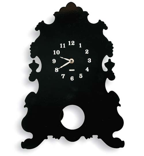 O simpático relógio cuco de metal vale R$ 279, na Conceito Firma Casa.