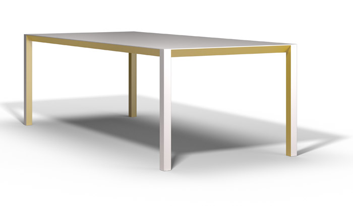 Versão colorida da mesa Shadow.