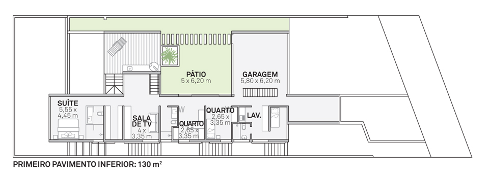 planta2-porticos-de-concreto-unidos-por-passarela-definem-casa-em-sp