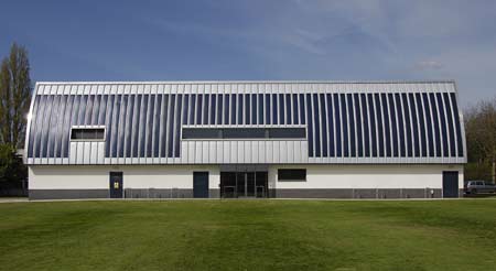 Fachada solar Completa : Da empresa Kalzip, aqui o sistema Kalzip AluPlusSola...