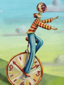 Tempo: ele está passando mais rápido? Dá para desacelerar?