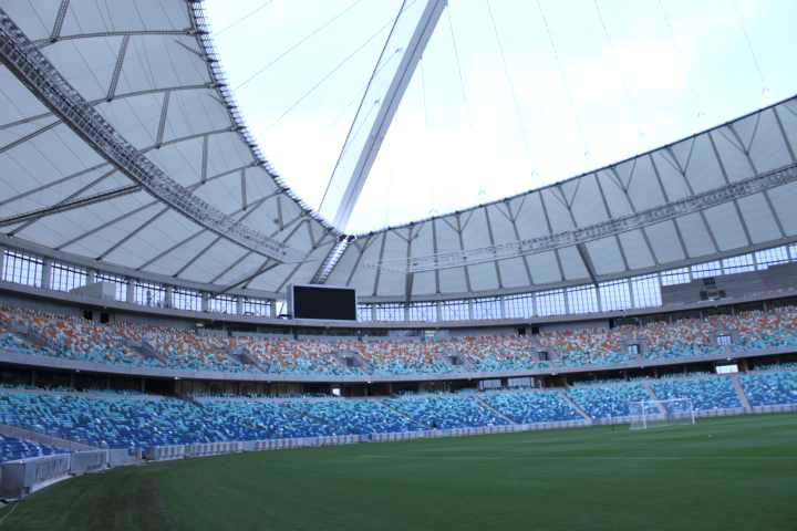 Mais uma vista do Estádio Green Point em Cape Town