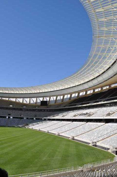 Mais uma vista do Estádio Moses Mabhida em Durban